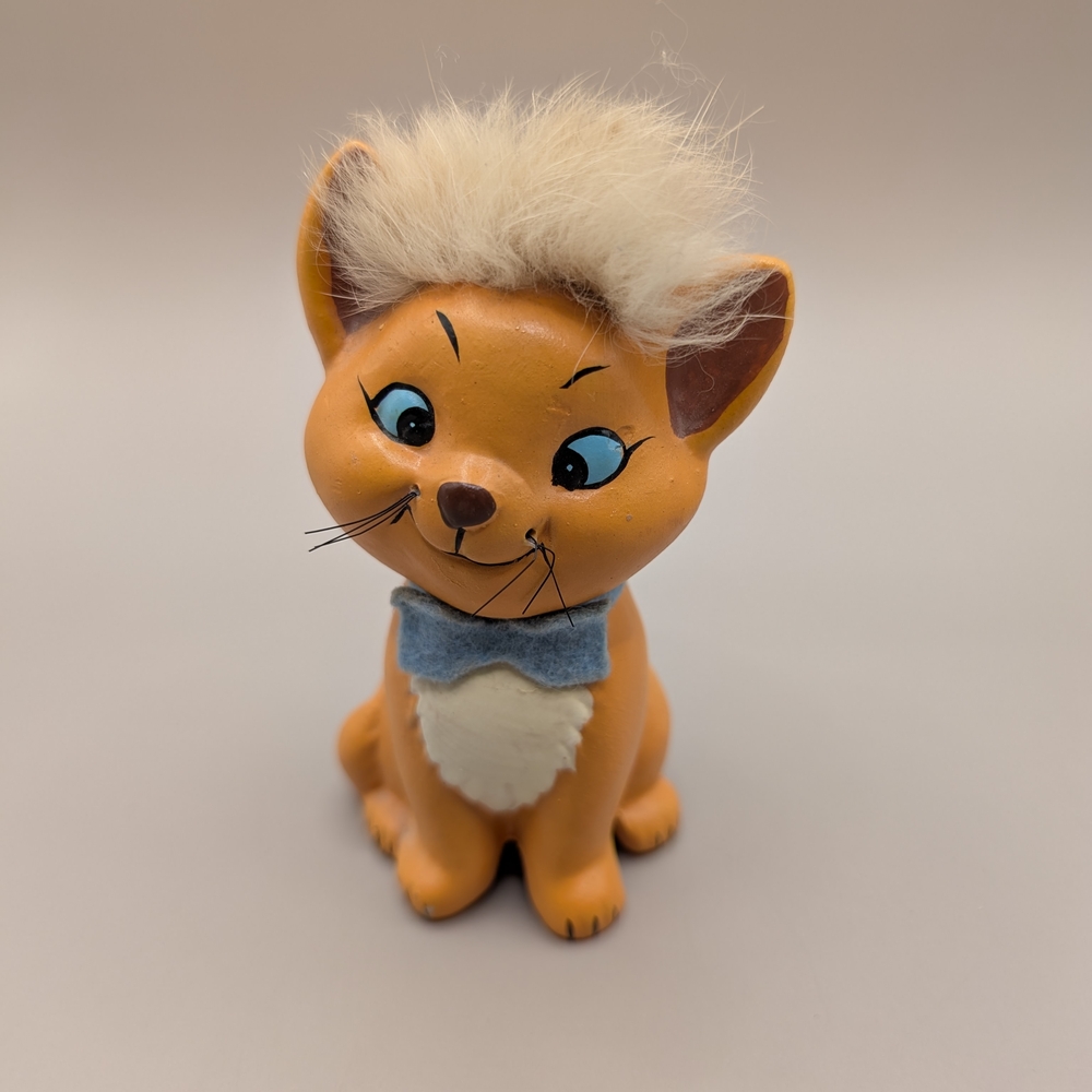 Vintage WALT DISNEY PRODUCTION The Aristocats Toulouse Figurine Enesco Jap